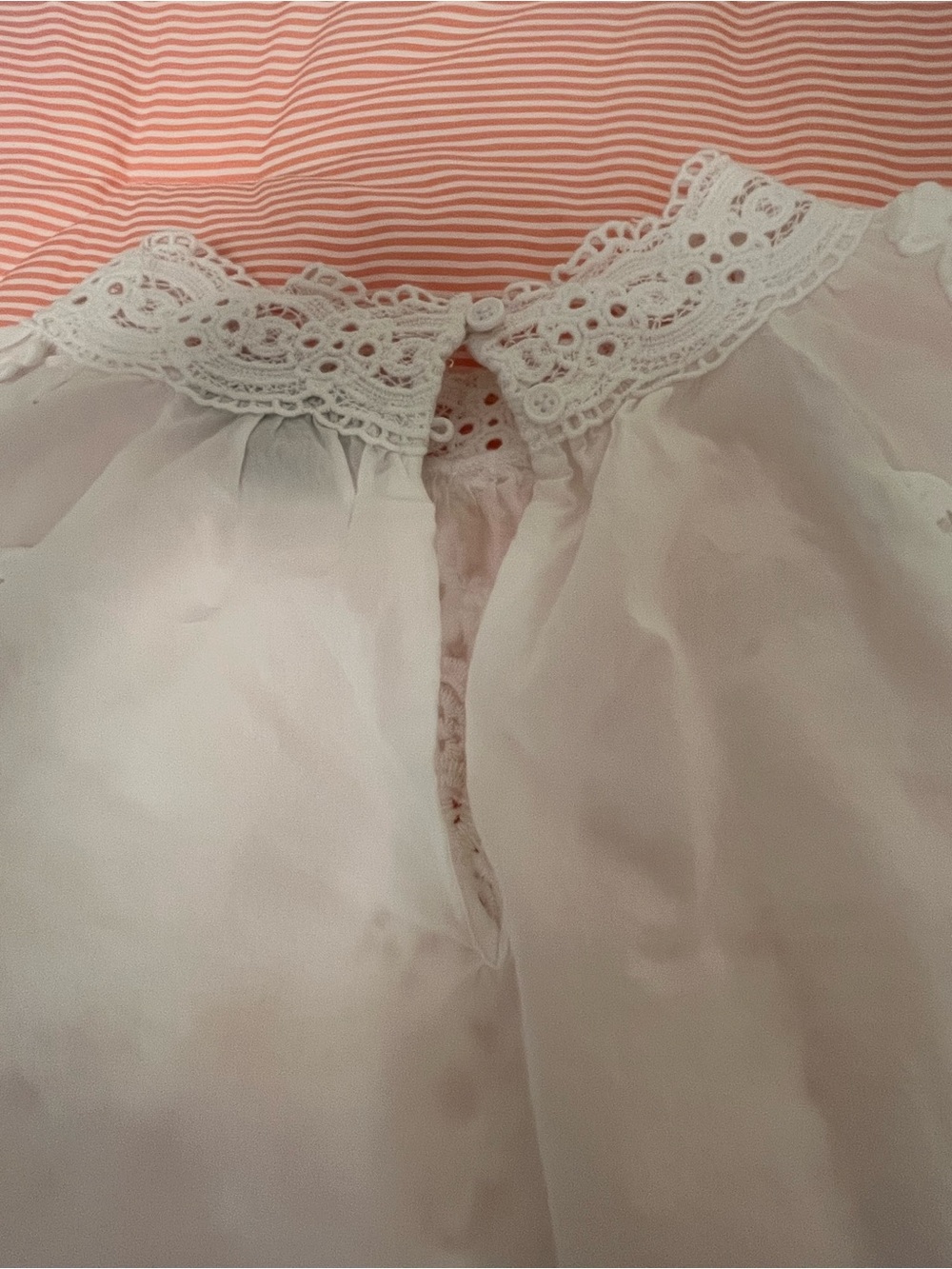 Sanctuary White Eyelet Lace High-Neck Blouse - Picture 3 of 8